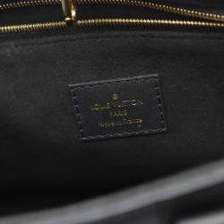 Pre Owned Louis Vuitton OnTheGo PM Black Monogram Empreinte Leather Tote Bag