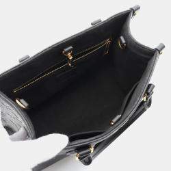 Pre Owned Louis Vuitton OnTheGo PM Black Monogram Empreinte Leather Tote Bag