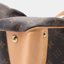 Louis Vuitton Boesi Pm Hand Bag Monogram Leather Brown