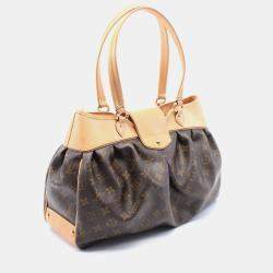 Louis Vuitton Boesi Pm Hand Bag Monogram Leather Brown