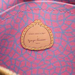 Pre Owned Louis Vuitton Yayoi Kusama Monogram Pumpkin Dots Boulogne Monogram Canvas Crossbody Bag