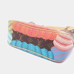 Pre Owned Louis Vuitton Yayoi Kusama Monogram Pumpkin Dots Boulogne Monogram Canvas Crossbody Bag