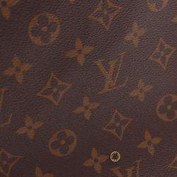 Pre Owned Louis Vuitton Atlantis GM Brown Monogram Canvas Shoulder Bag