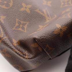 Pre Owned Louis Vuitton Atlantis GM Brown Monogram Canvas Shoulder Bag