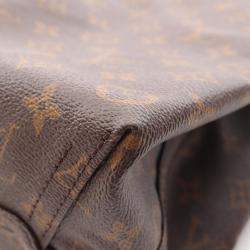 Pre Owned Louis Vuitton Atlantis GM Brown Monogram Canvas Shoulder Bag