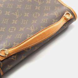 Pre Owned Louis Vuitton Bel Air Brown Monogram Canvas Handbag 