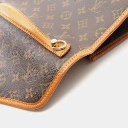 Pre Owned Louis Vuitton Bel Air Brown Monogram Canvas Handbag 
