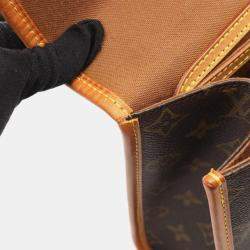 Pre Owned Louis Vuitton Bel Air Brown Monogram Canvas Handbag 