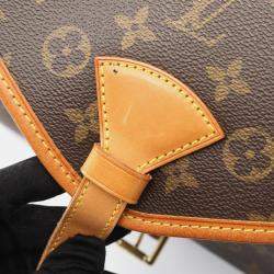 Pre Owned Louis Vuitton Bel Air Brown Monogram Canvas Handbag 