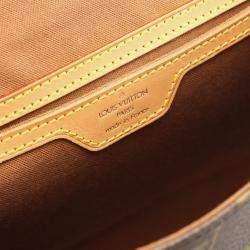 Pre Owned Louis Vuitton Bel Air Brown Monogram Canvas Handbag 