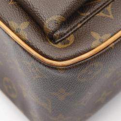 Louis Vuitton Multiple Cite Handbag  Monogram Canvas Brown