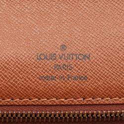 Pre Owned Louis Vuitton Monceau Brown Monogram Canvas Shoulder Bag