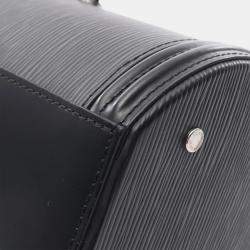 Pre Owned Louis Vuitton Cannes Black Epi Leather Satchel Bag