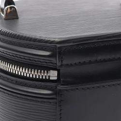 Pre Owned Louis Vuitton Cannes Black Epi Leather Satchel Bag