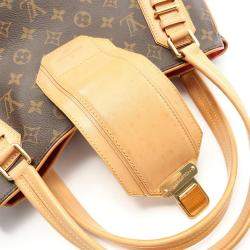 Pre Owned Louis Vuitton Griet Brown Monogram Canvas Handbag 