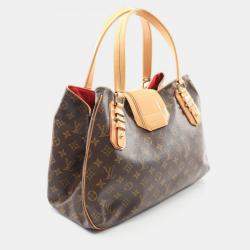 Pre Owned Louis Vuitton Griet Brown Monogram Canvas Handbag 