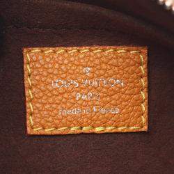 Pre Owned Louis Vuitton Marelle Brown Epi Leather Shoulder Bag 