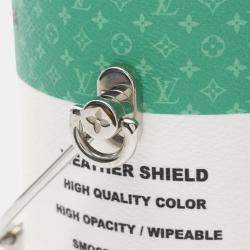 Pre Owned Louis Vuitton LV Paint Can Green/White Monogram Shoulder Bag
