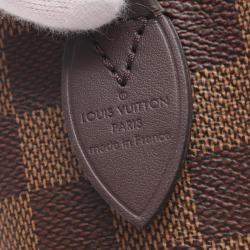 Pre Owned Louis Vuitton Speedy Bandouliere 20 Damier Ebene Handbag
