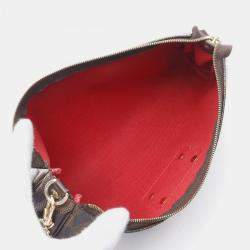 Pre Owned Louis Vuitton Eva Damier Ebene Chain Shoulder Bag 