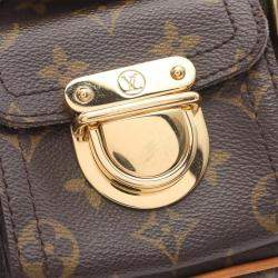 Pre Owned Louis Vuitton Hudson PM Brown Monogram Canvas Shoulder Bag