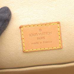 Pre Owned Louis Vuitton Hudson PM Brown Monogram Canvas Shoulder Bag