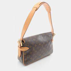 Pre Owned Louis Vuitton Hudson PM Brown Monogram Canvas Shoulder Bag