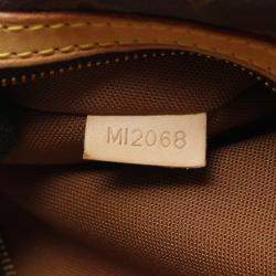 Pre Owned Louis Vuitton Pochette Bosphore Brown Monogram Canvas Crossbody Bag