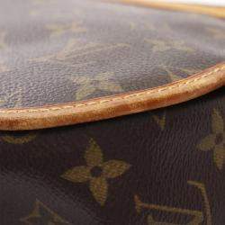 Pre Owned Louis Vuitton Bosphore PM Brown Monogram Canvas Shoulder Bag