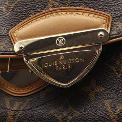 Pre Owned Louis Vuitton Beverly MM Brown Monogram Canvas Shoulder Bag