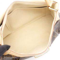 Pre Owned Louis Vuitton Beverly MM Brown Monogram Canvas Shoulder Bag