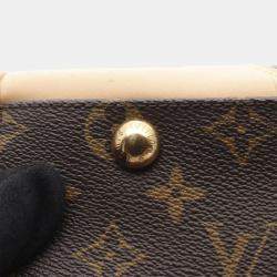 Pre Owned Louis Vuitton Beverly MM Brown Monogram Canvas Shoulder Bag