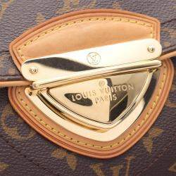 Pre Owned Louis Vuitton Beverly MM Brown Monogram Canvas Shoulder Bag