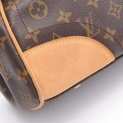 Pre Owned Louis Vuitton Beverly MM Brown Monogram Canvas Shoulder Bag
