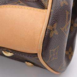 Pre Owned Louis Vuitton Beverly MM Brown Monogram Canvas Shoulder Bag