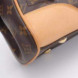 Pre Owned Louis Vuitton Beverly MM Brown Monogram Canvas Shoulder Bag