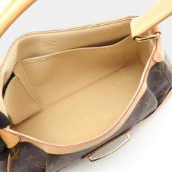 Pre Owned Louis Vuitton Beverly MM Brown Monogram Canvas Shoulder Bag