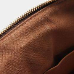 Pre Owned Louis Vuitton Palermo GM Brown Monogram Canvas Shoulder Bag