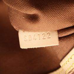 Pre Owned Louis Vuitton Palermo GM Brown Monogram Canvas Shoulder Bag