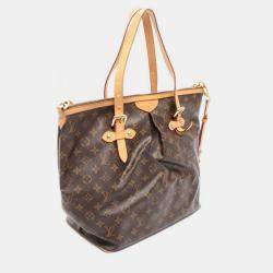 Pre Owned Louis Vuitton Palermo GM Brown Monogram Canvas Shoulder Bag