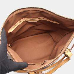 Pre Owned Louis Vuitton Palermo GM Brown Monogram Canvas Shoulder Bag
