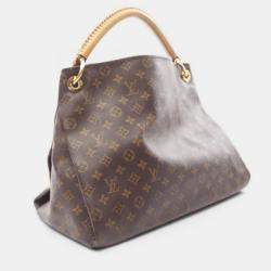 Pre Owned Louis Vuitton Artsy MM Brown Monogram Canvas Shoulder Bag