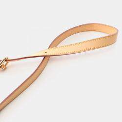 Pre Owned Louis Vuitton Menilmontant MM Brown Monogram Leather Crossbody Bag