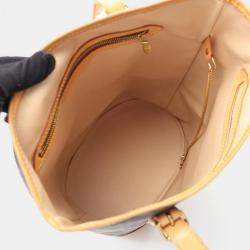 Pre Owned Louis Vuitton Bucket 27 GM Brown Monogram Canvas Shoulder Tote Bag