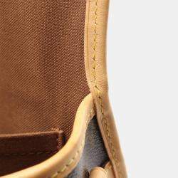 Pre Owned Louis Vuitton Sologne Brown Monogram Leather Crossbody Bag