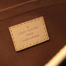 Pre Owned Louis Vuitton Sologne Brown Monogram Leather Crossbody Bag