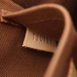Pre Owned Louis Vuitton Sologne Brown Monogram Leather Crossbody Bag