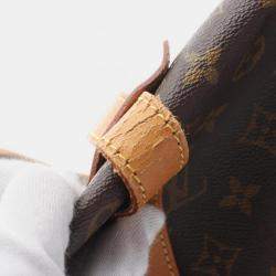 Pre Owned Louis Vuitton Saumur 43 Brown Monogram Canvas Shoulder Bag