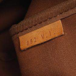 Pre Owned Louis Vuitton Saumur 43 Brown Monogram Canvas Shoulder Bag