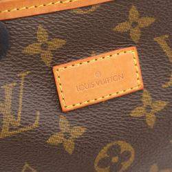 Pre Owned Louis Vuitton Saumur 35 Brown Monogram Canvas Crossbody Bag